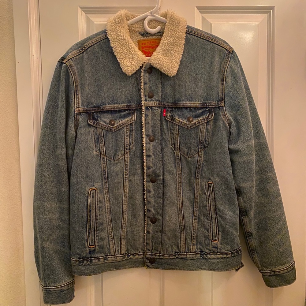 Levis Sherpa Denim Trucker Jacket